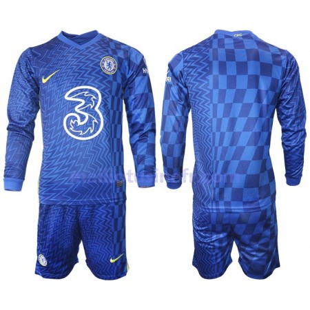 Maillot de Foot Chelsea Domicile 2021-22 Manches Longues - Enfant